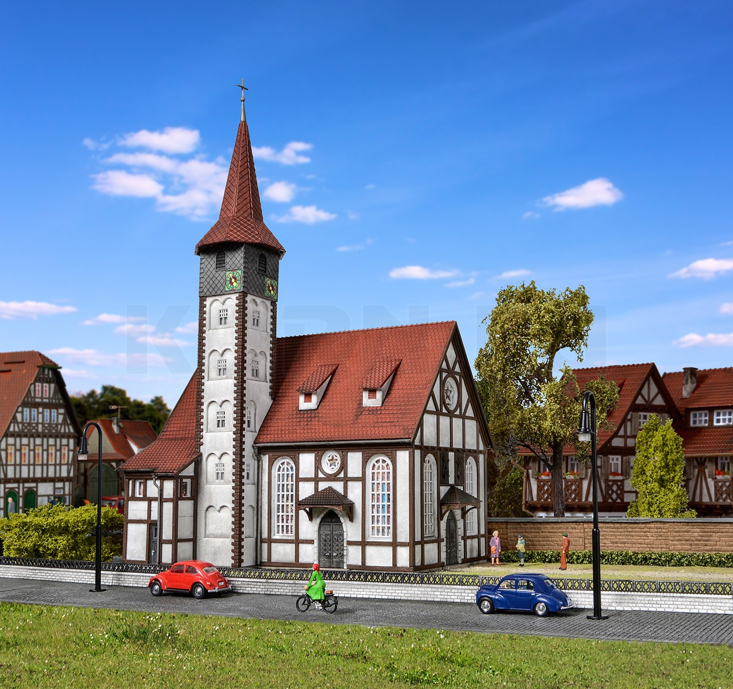 Vollmer 43768 H0 Fachwerkkirche Altbach