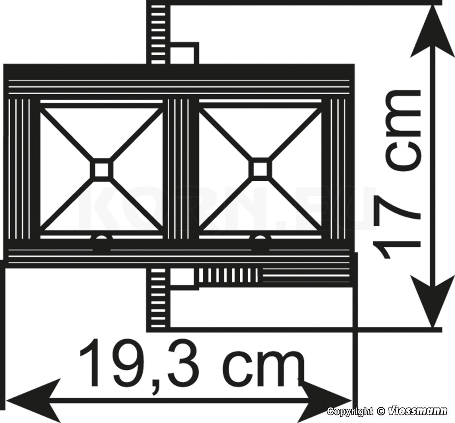 Vollmer 45720 – Trémie à Charbon HO – Accessoire Ferroviaire Pour Diorama Et Réseau Miniature