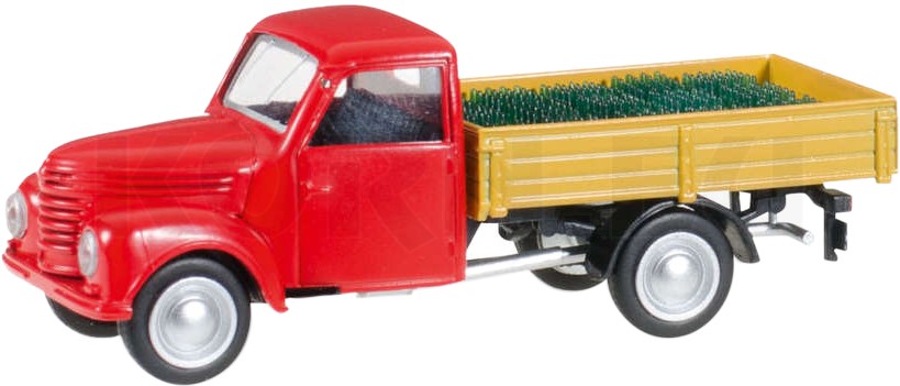 Herpa H0 Framo 901 LPG "Rosso Ottobre" - Modellino In Scala 1:87