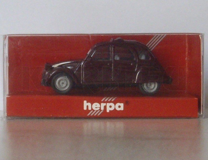 Modèle Réduit Citroën 2CV Toit Ouvrant Herpa - Échelle 1:87 - Ivoire - Référence 020824-007