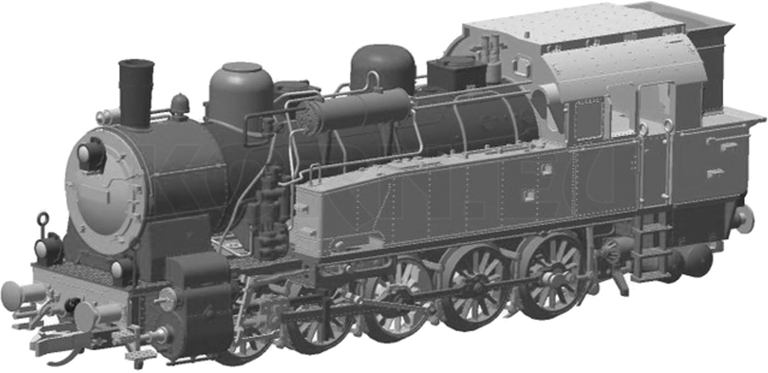 Kuehn 31914 Dampflok BR94.5, DB, Ep. III