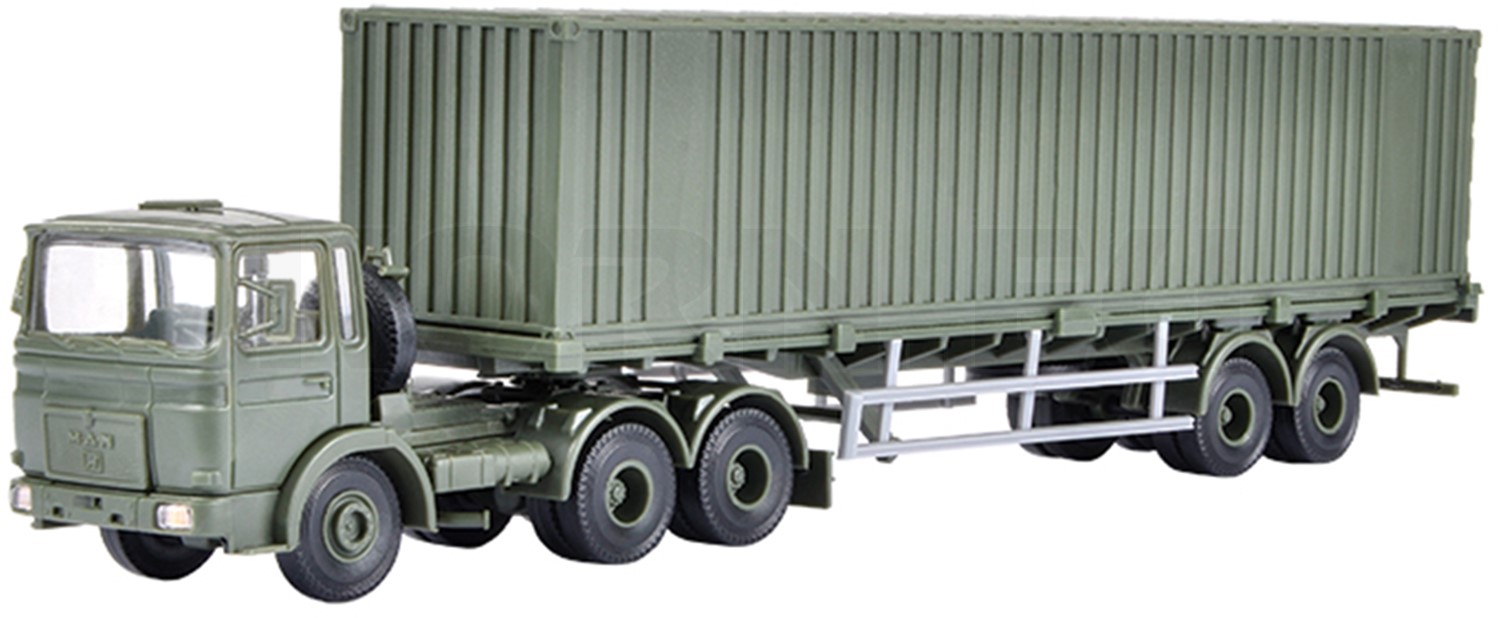 CONRAD MAN LKW Schwerlast Zugmaschine Dreiachser 1:50 Metall in OVP EUR 69,00 - DE