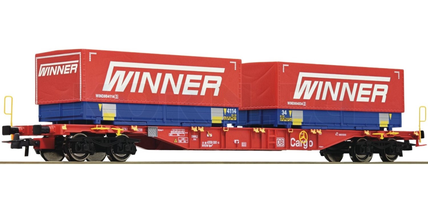 Rame De 7 Wagons Roco 75886 – Winner Spedition, Courant Continu DC, NEUF