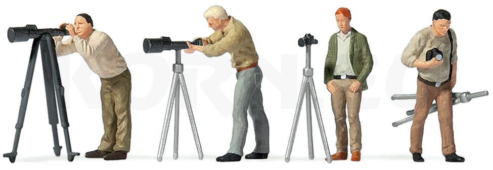 Preiser 10089 H0 Fotografen Figuren | Modellbahn Zubehör
