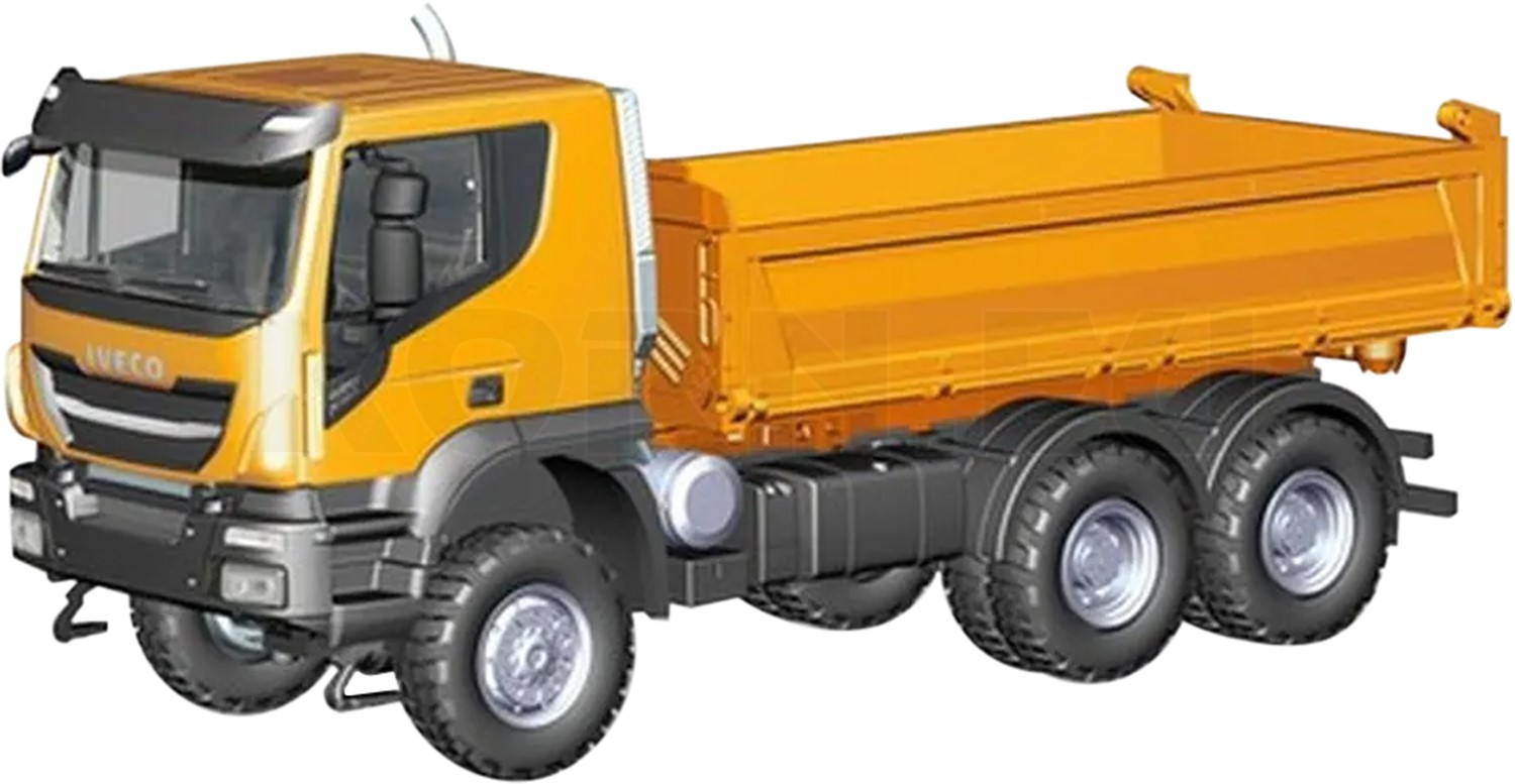 Herpa 085120 Allrad-Fahrgestell Iveco Trakker 6×6 (2 Stück
