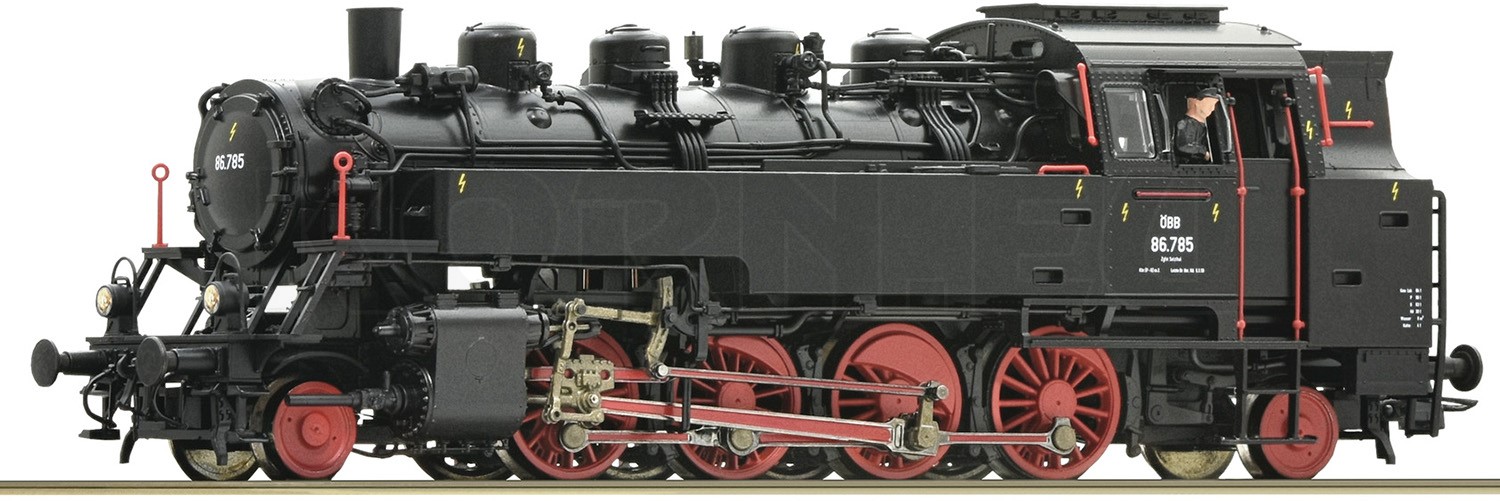 Roco 7180007 TT Dampflokomotive 80 008 - DRB Epoche II Für Modelleisenbahn