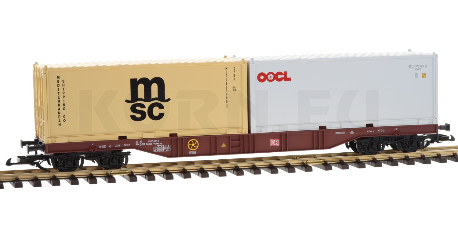 Piko 37754 Containertragwagen, DB AG, Ep. VI