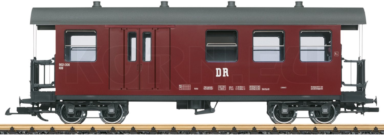 LGB 37712 luggage trolley car DR, Ep. IV