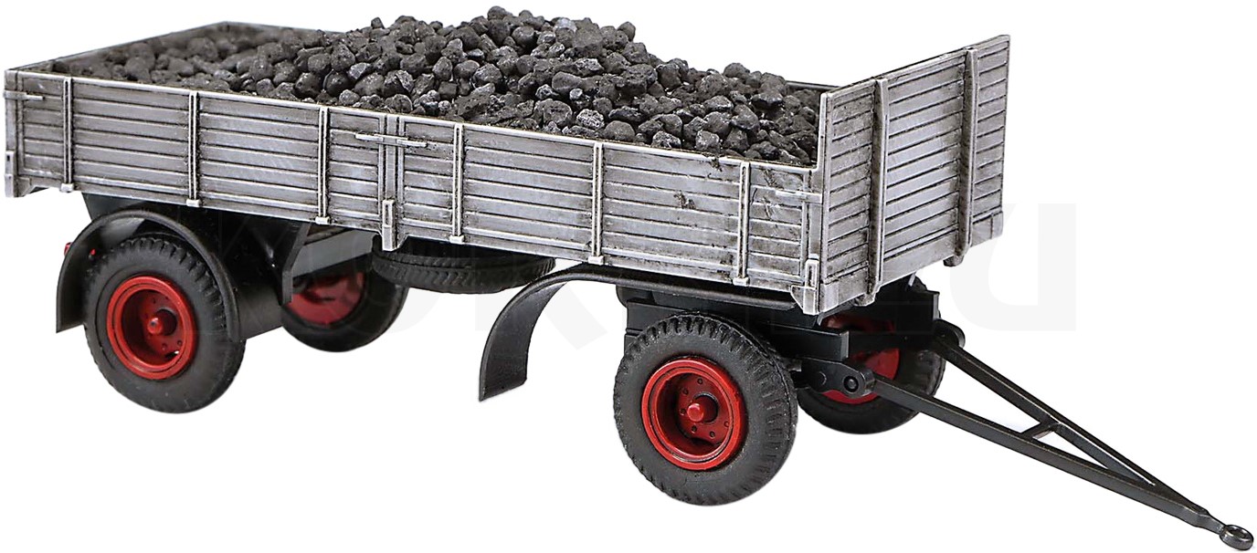 Busch IFA HL 80 Anhänger Mit Plane - H0 Modell Für Sammler