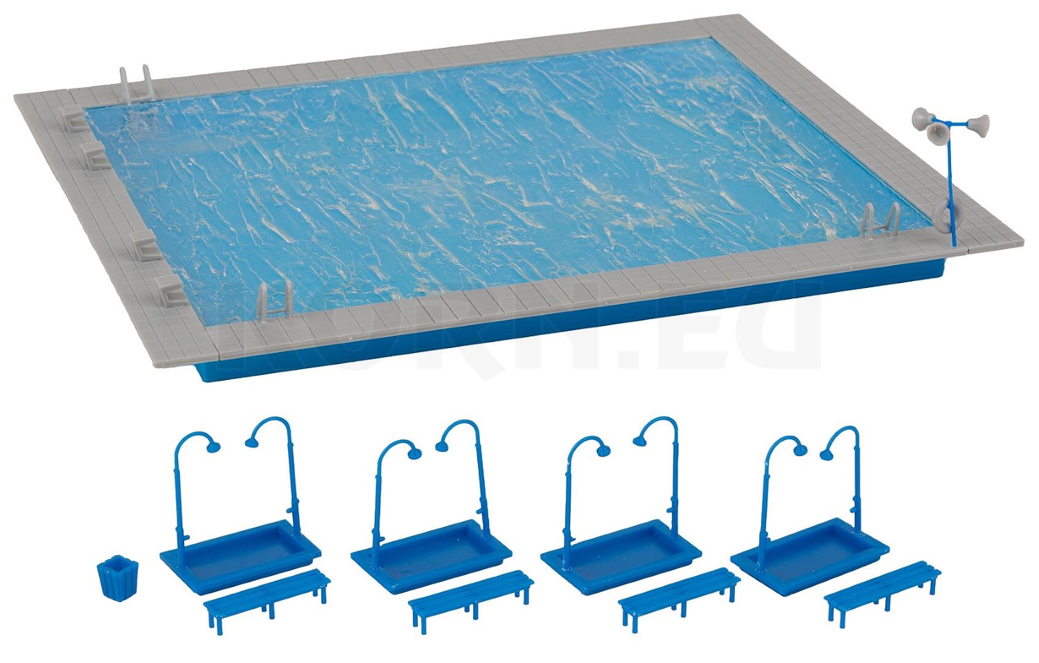 FALLER Modellino Piscina All'aperto - Villaggio In Miniatura H0 190136