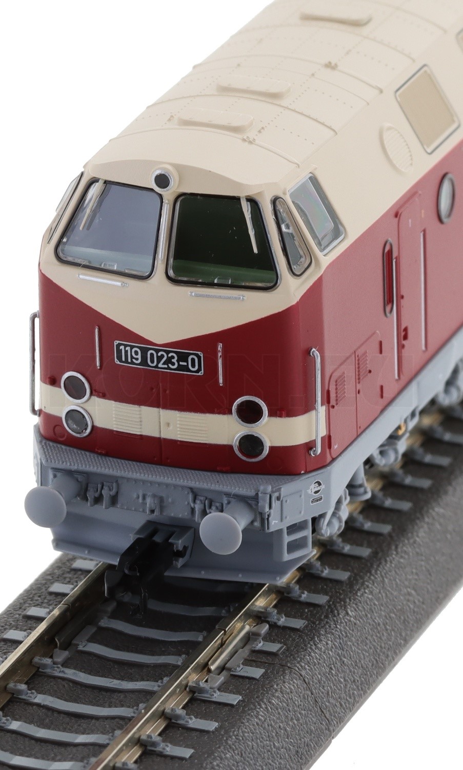 Piko 47350 TT-Diesellok BR 119 – DR, Epoche IV, Gleichstrom, 162 Mm, Sound Vorbereitet, PluX22