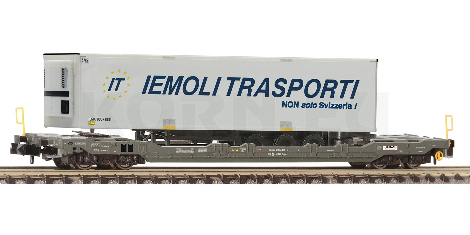 Wagon-poche Hupac Type Sdgnss/T5 - Fleischmann 6660038 - Échelle N (1/160) NEUF
