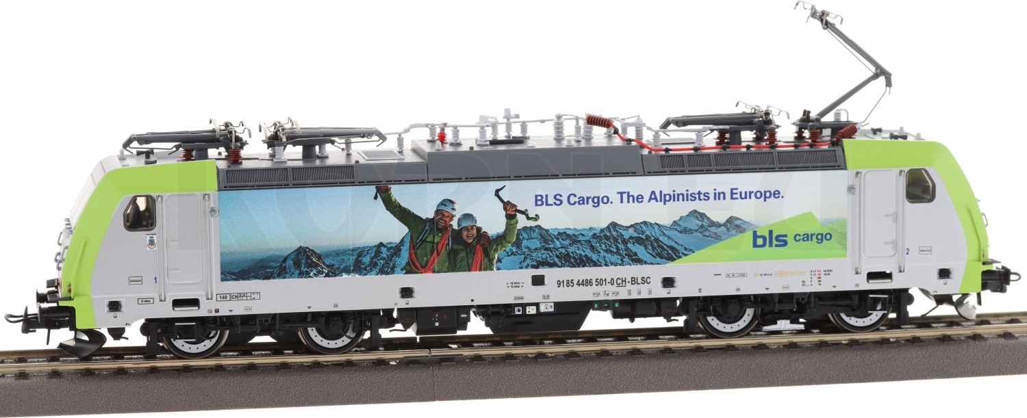 Locomotive électrique ROCO 7500101 - Re 486 501-0 BLS Cargo Ep. VI - HO 1/87 NEUF