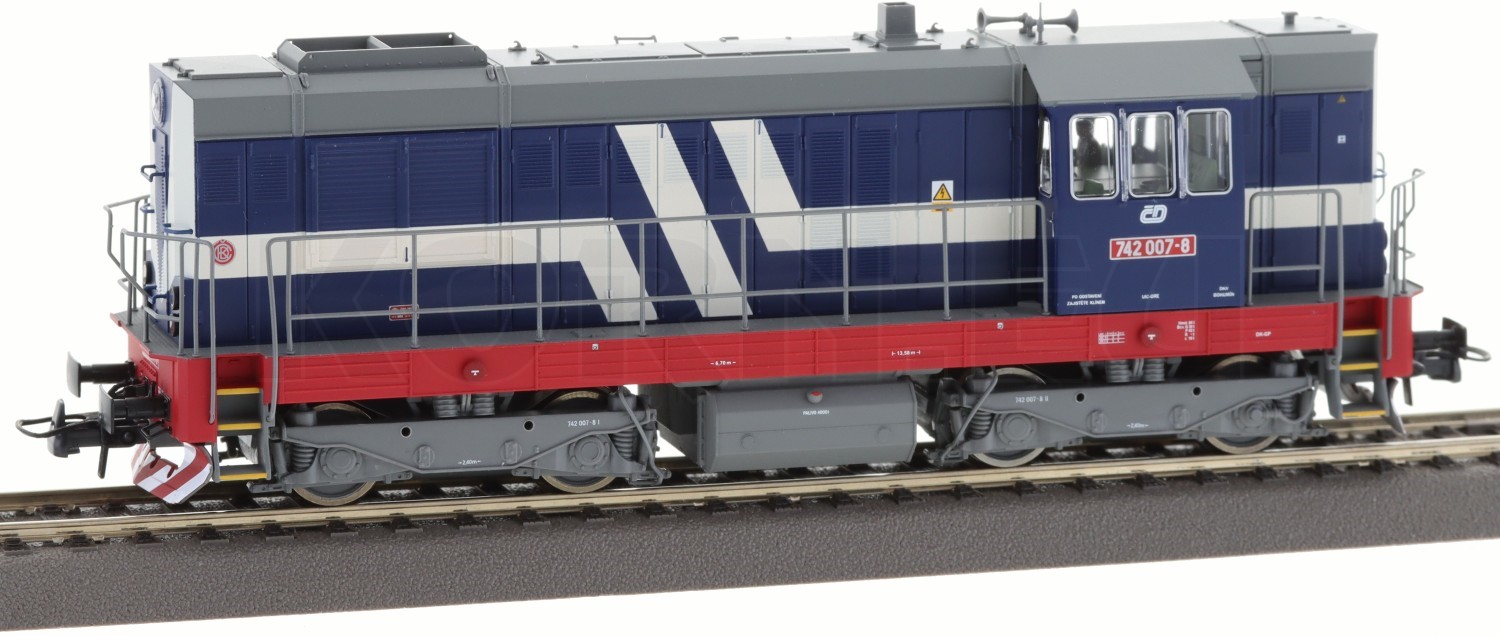 Locomotive diesel 742 007-8, CD, Ep. V et VI - ROCO 7300063 - HO 1/87