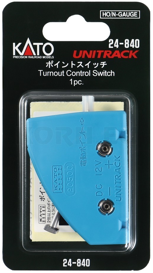 Kato K24-840BK Turnout Control Switch Black | Electrics