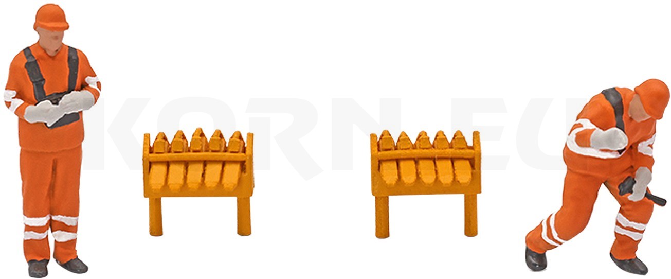 Busch 8874 TT Action-Set: Rangierer & Wagenmeister,...