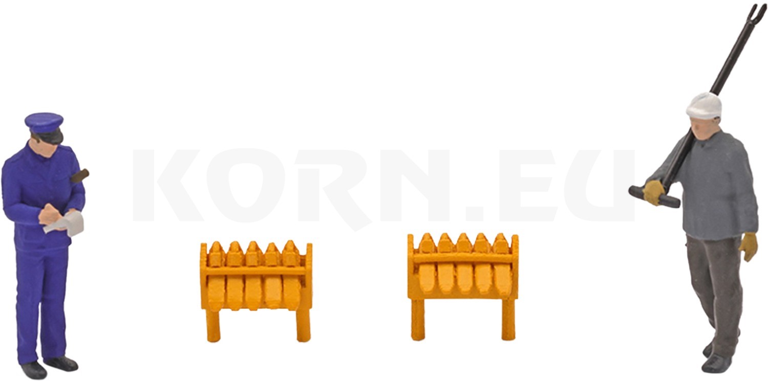 Busch 8875 TT Action-Set: Rangierer & Wagenmeister,...