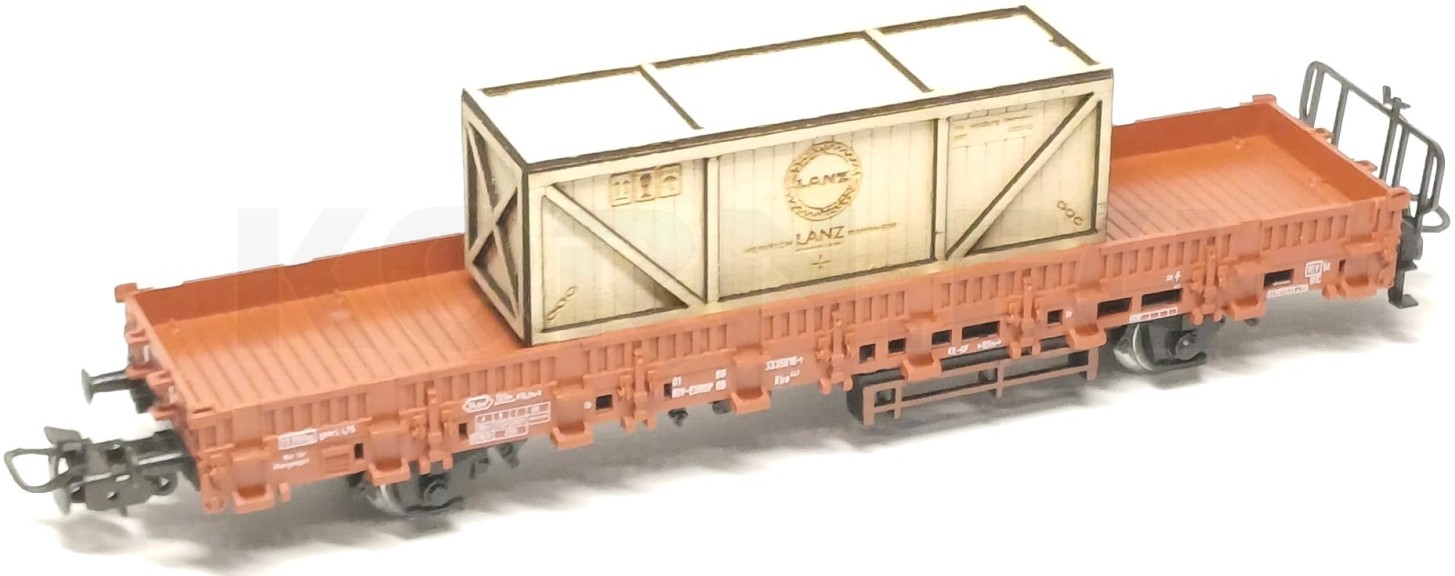 Loewe 2564 H0 Ladegut Überseekiste 