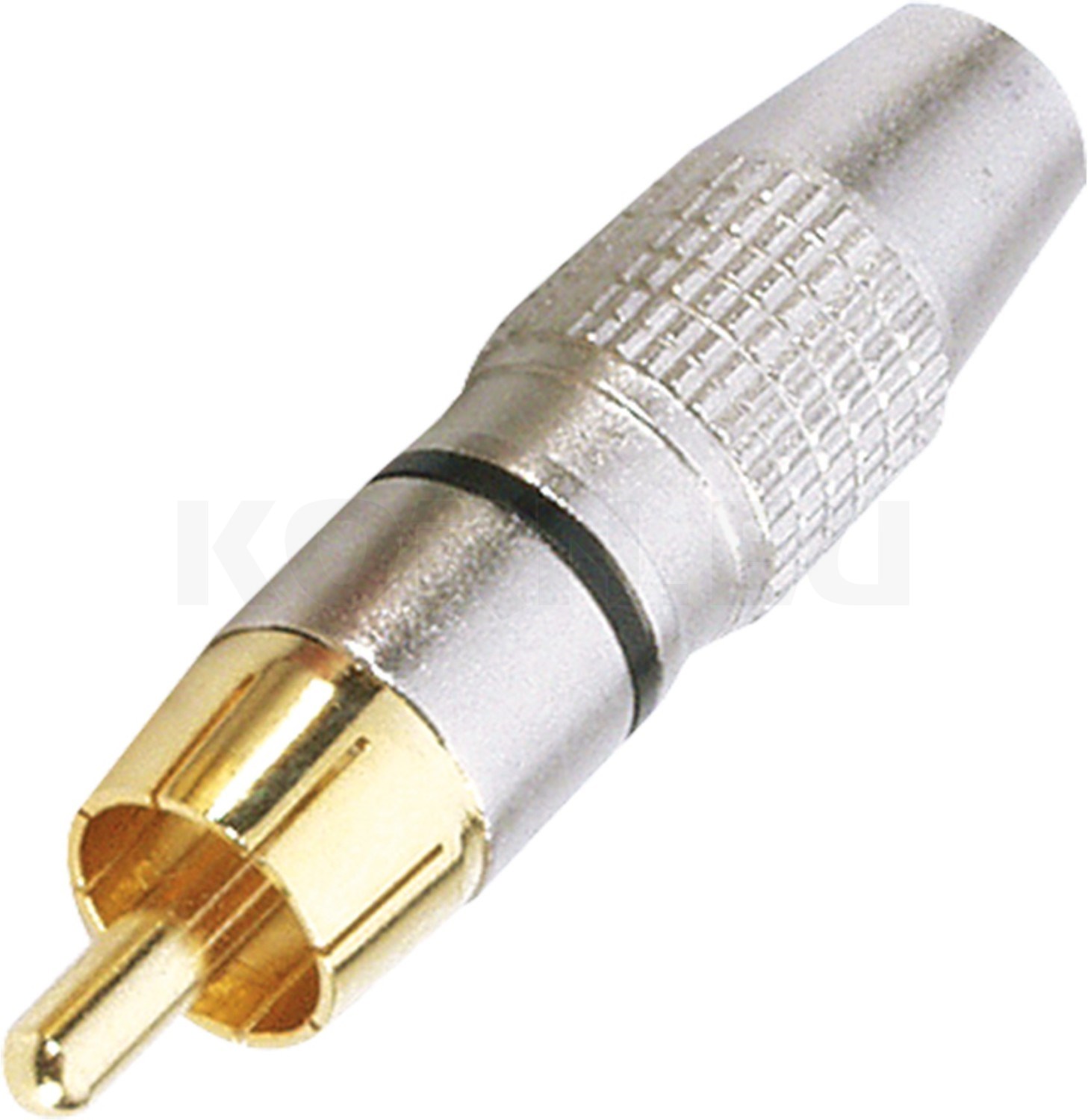 Cinch Stecker proAlu schwarz Musikhaus