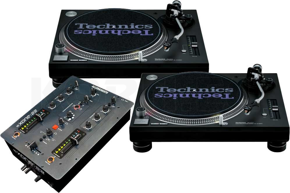 Technics SL-1210 MK 5 black + Allen & Heath... | music store