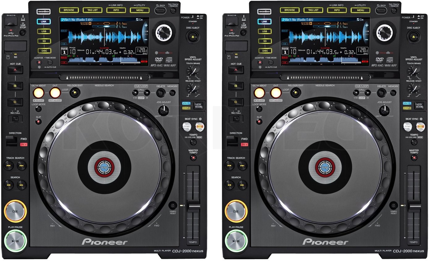 Pioneer DJ CDJ 2000 NXS Doppelpack Musikhaus