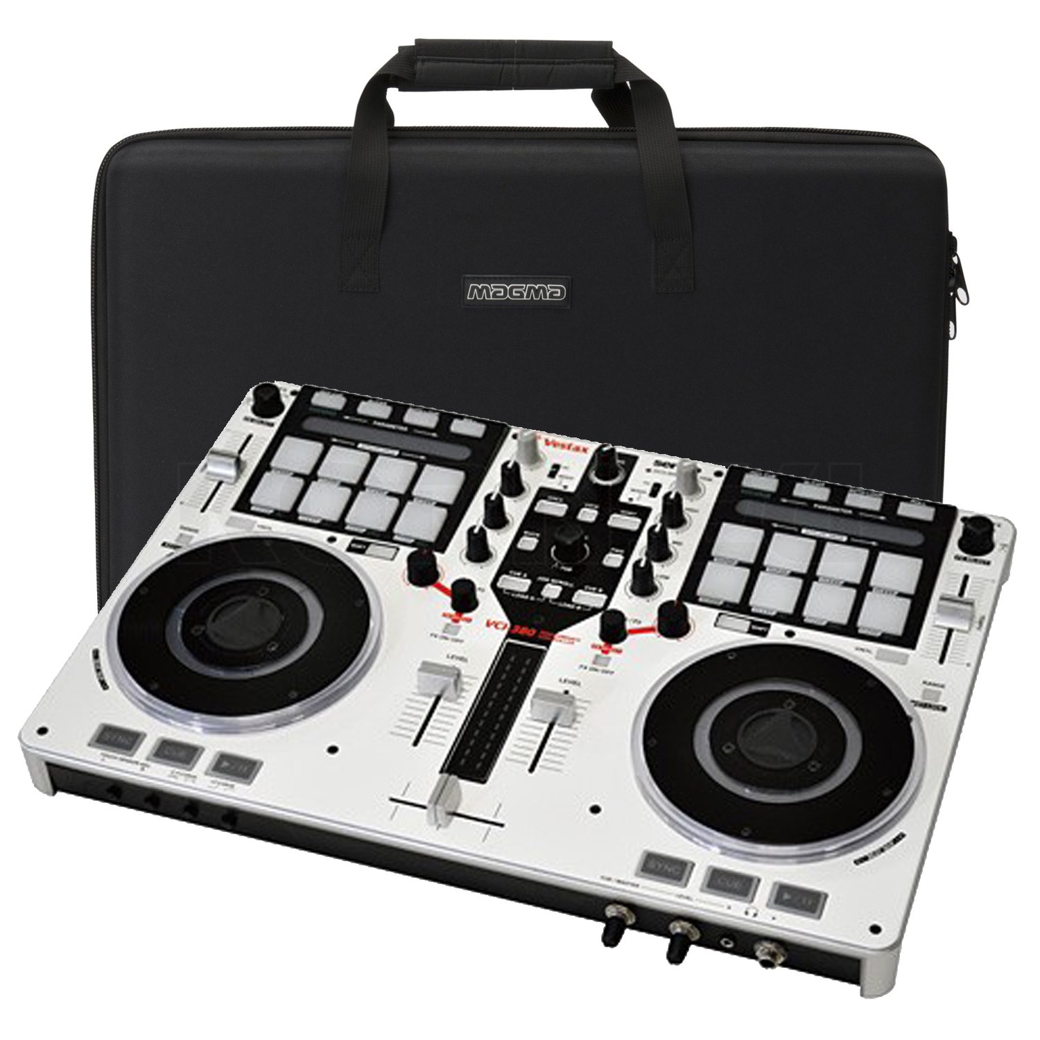 Vestax VCI 380 weiß + CTRL Case | music store