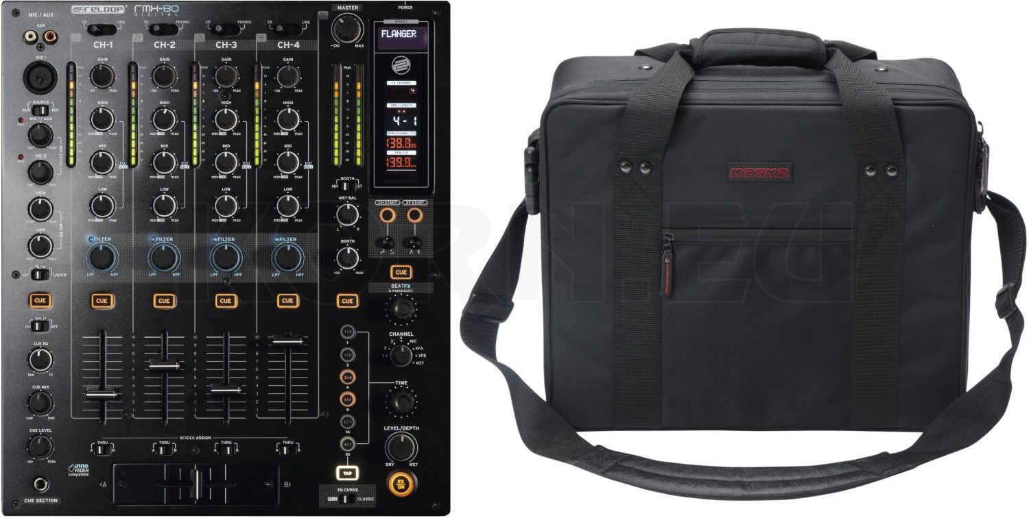 Reloop RMX80 Digital inkl. Mixer Bag Musikhaus