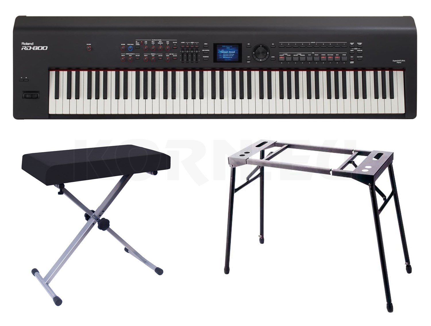 Roland Rd 800 Stage Piano Set Music Store