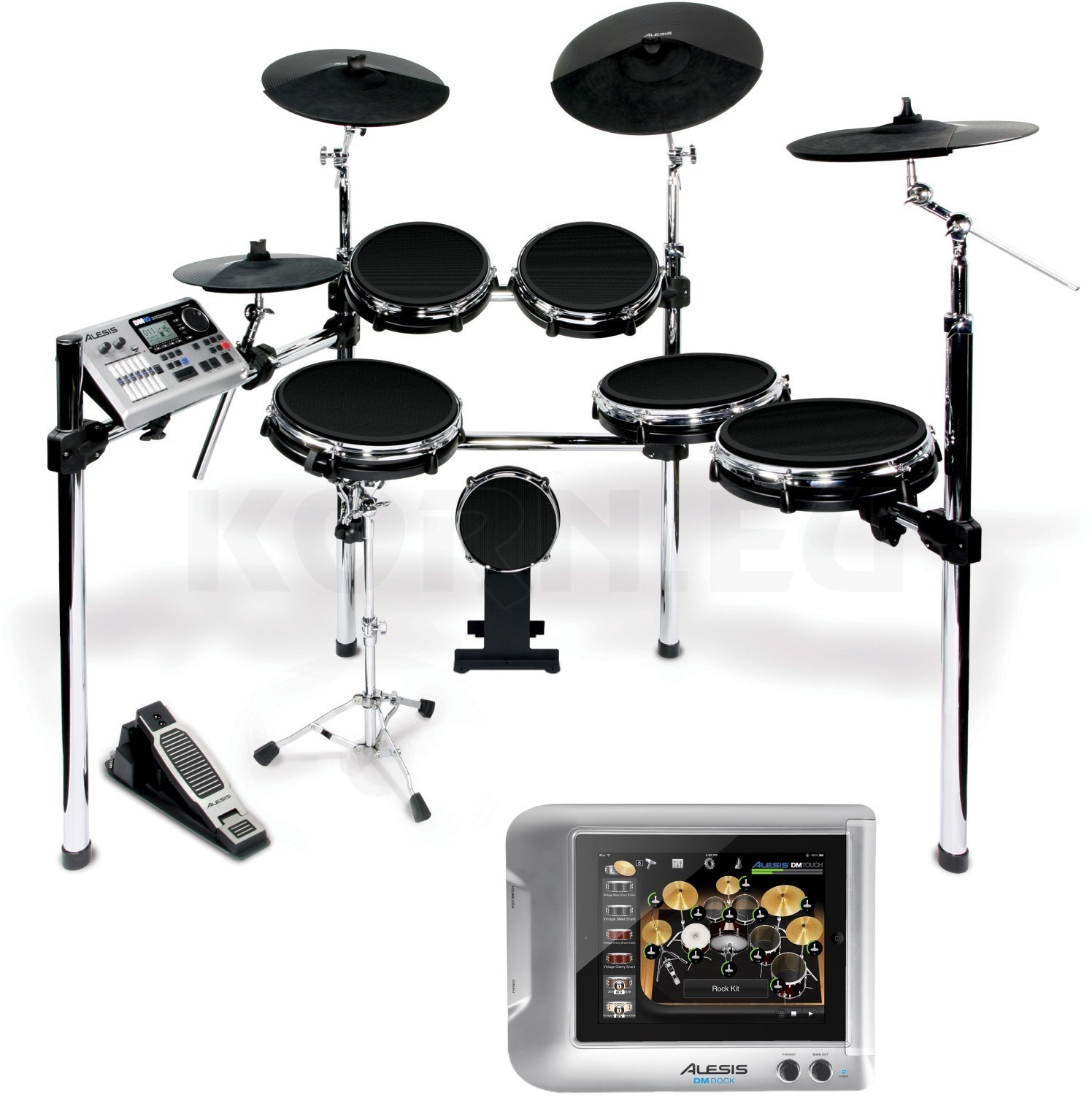 Alesis DM10 X Kit Mesh EDrum Set + Alesis DM Dock Musikhaus