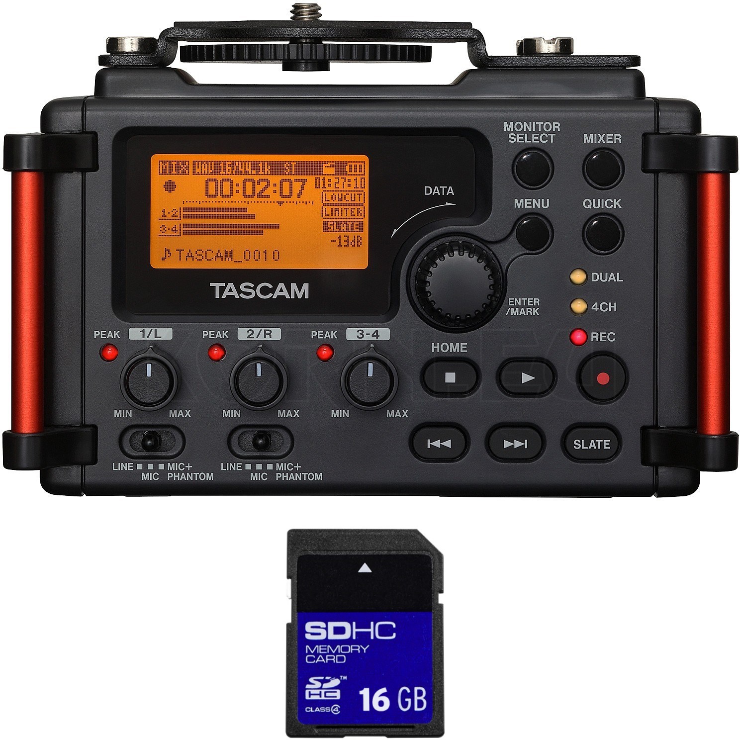 Tascam DR60DMK2 + 16 GB SD HC Card