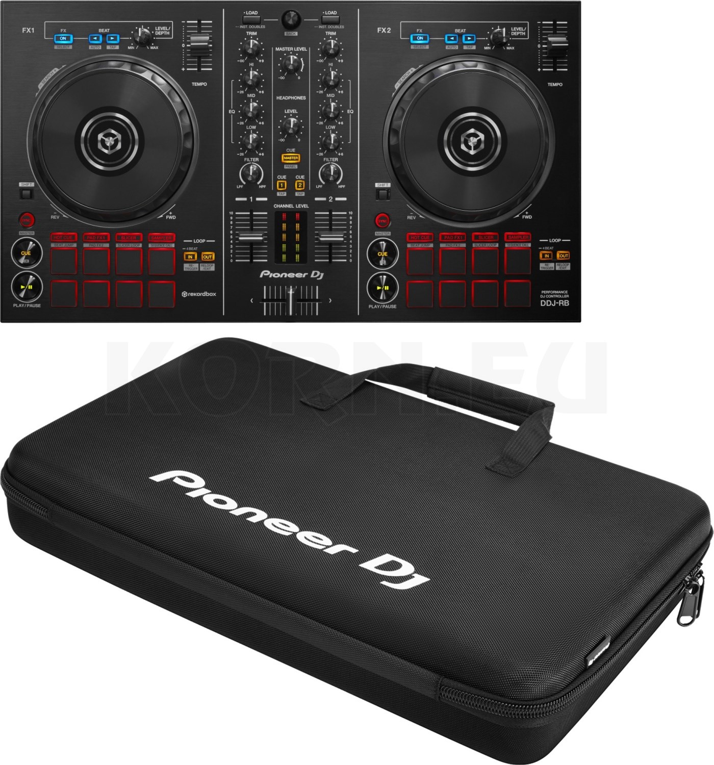 Pioneer DJ DDJ-RB + DJC-B Bag | Music Store