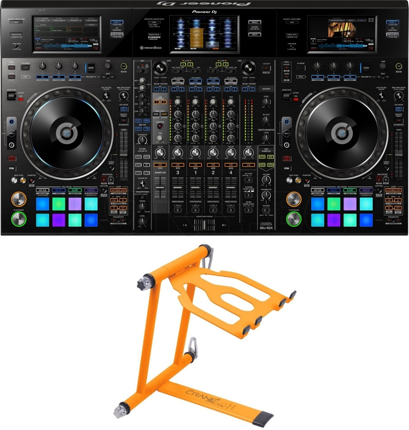 Pioneer DJ DDJRZX + Laptop Stand Set Musikhaus