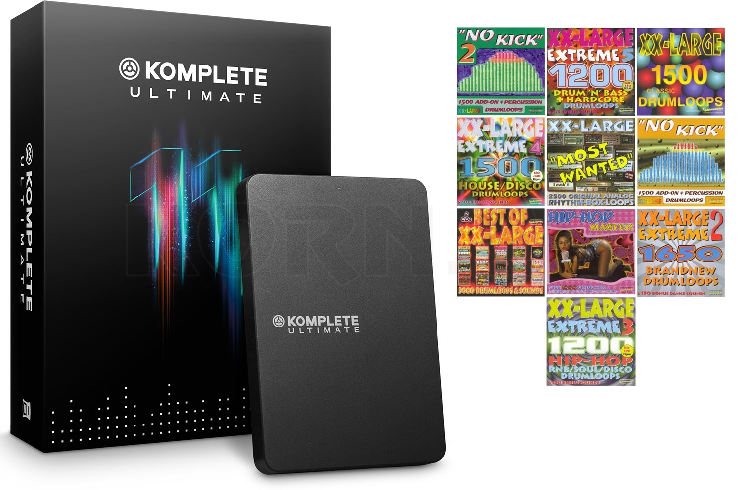 Native Instruments KOMPLETE 11 Ultimate UPD K8UK10U + 10er Sample Pack