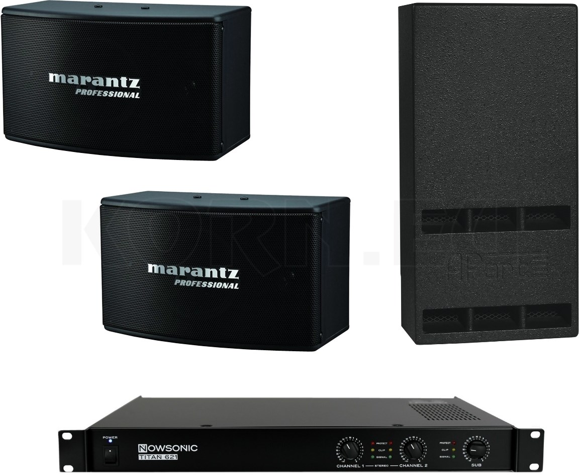 Marantz MKS300 2 Speaker 2 Zonen + Subwoofer Set Magasin de musique