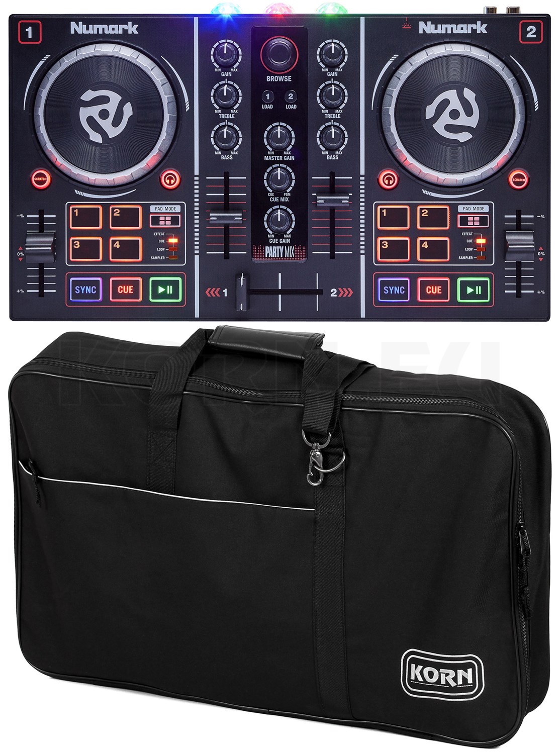 Numark Party Mix + Tasche Set Musikhaus