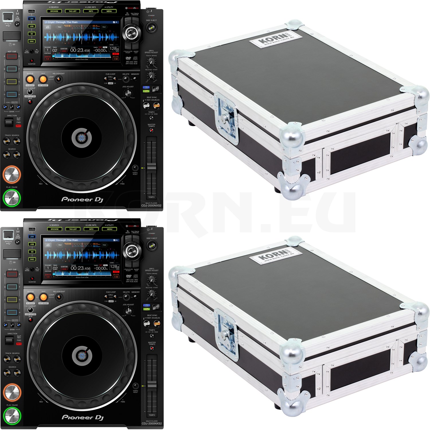 Pioneer DJ CDJ NXS Doppelpack Hardcases Music Store