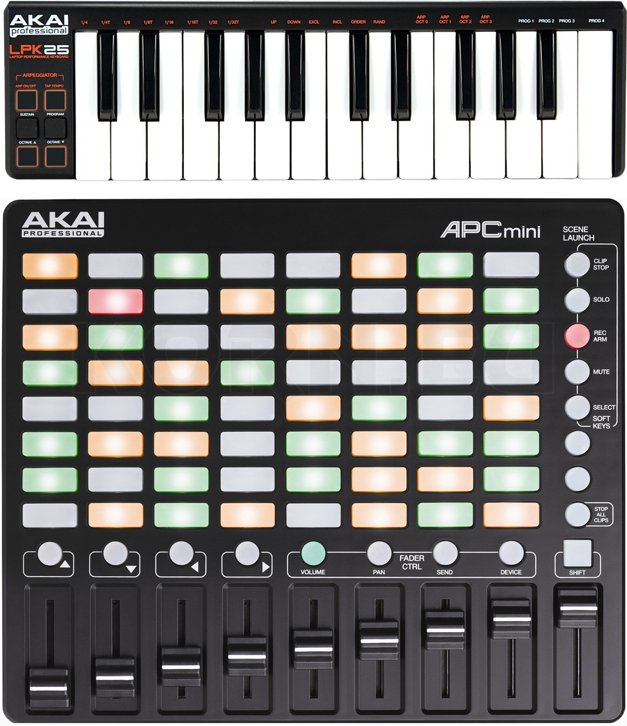 akai lpk25 with ableton