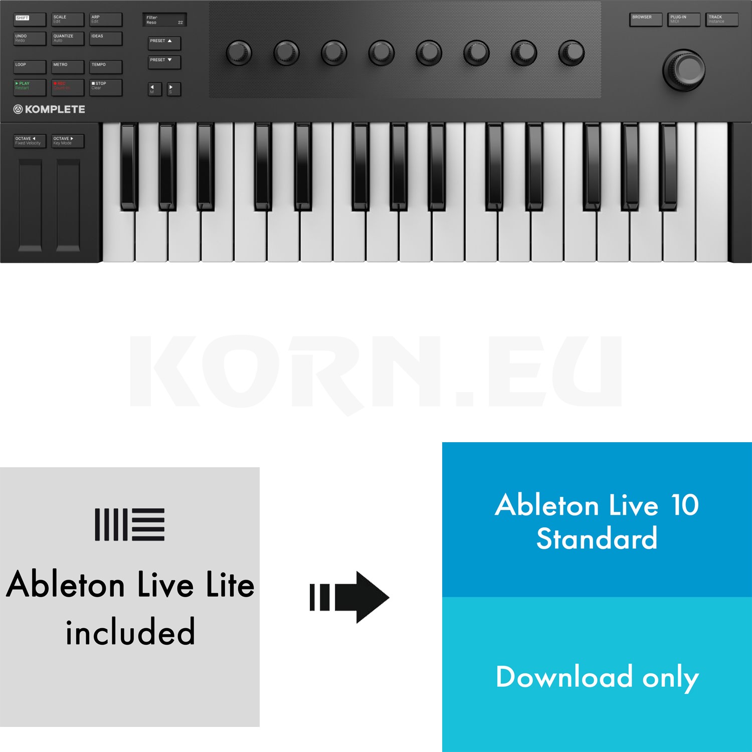 komplete kontrol m32 bitwig