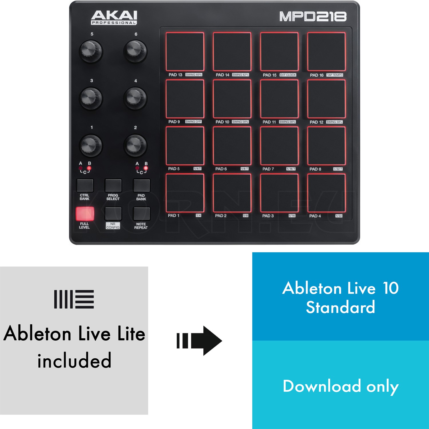 ableton mpd218