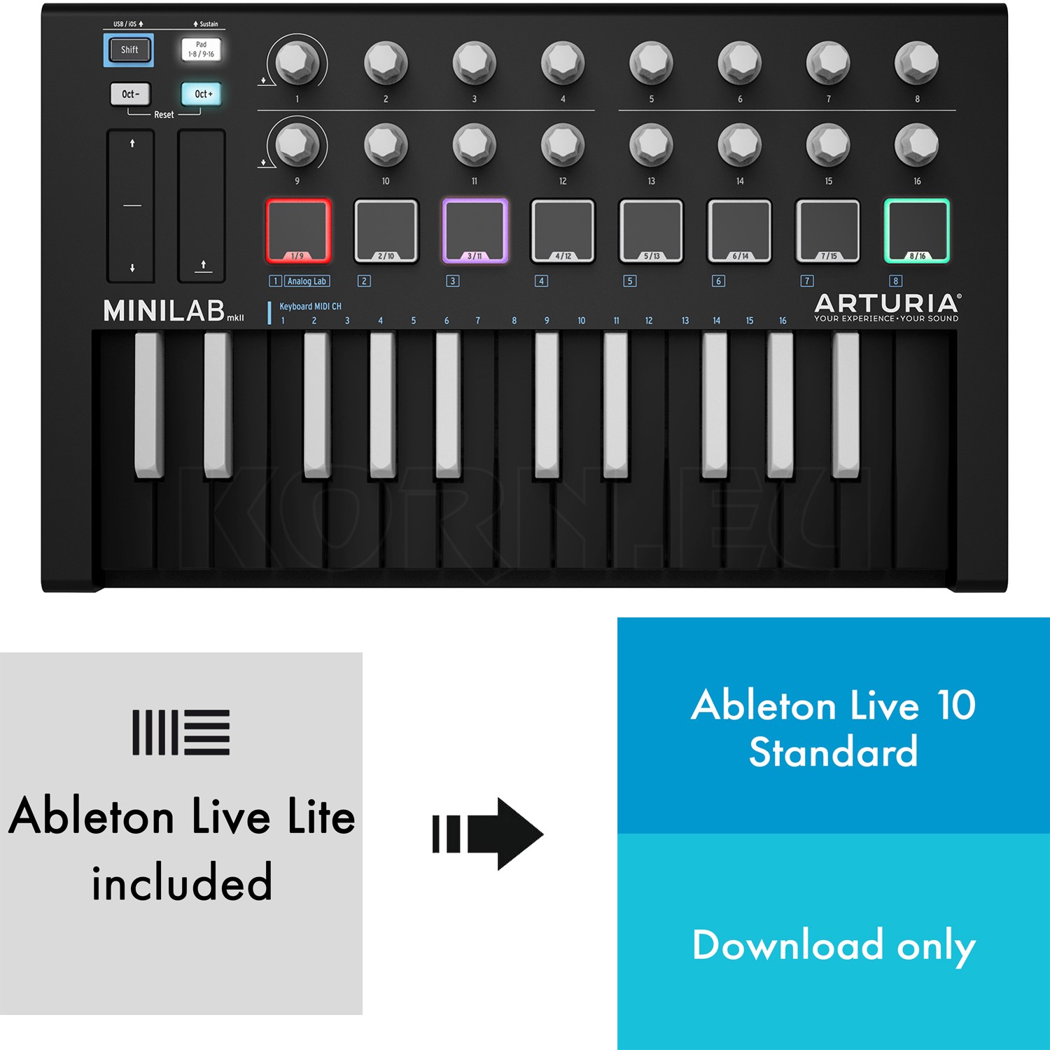 arturia minilab with ableton