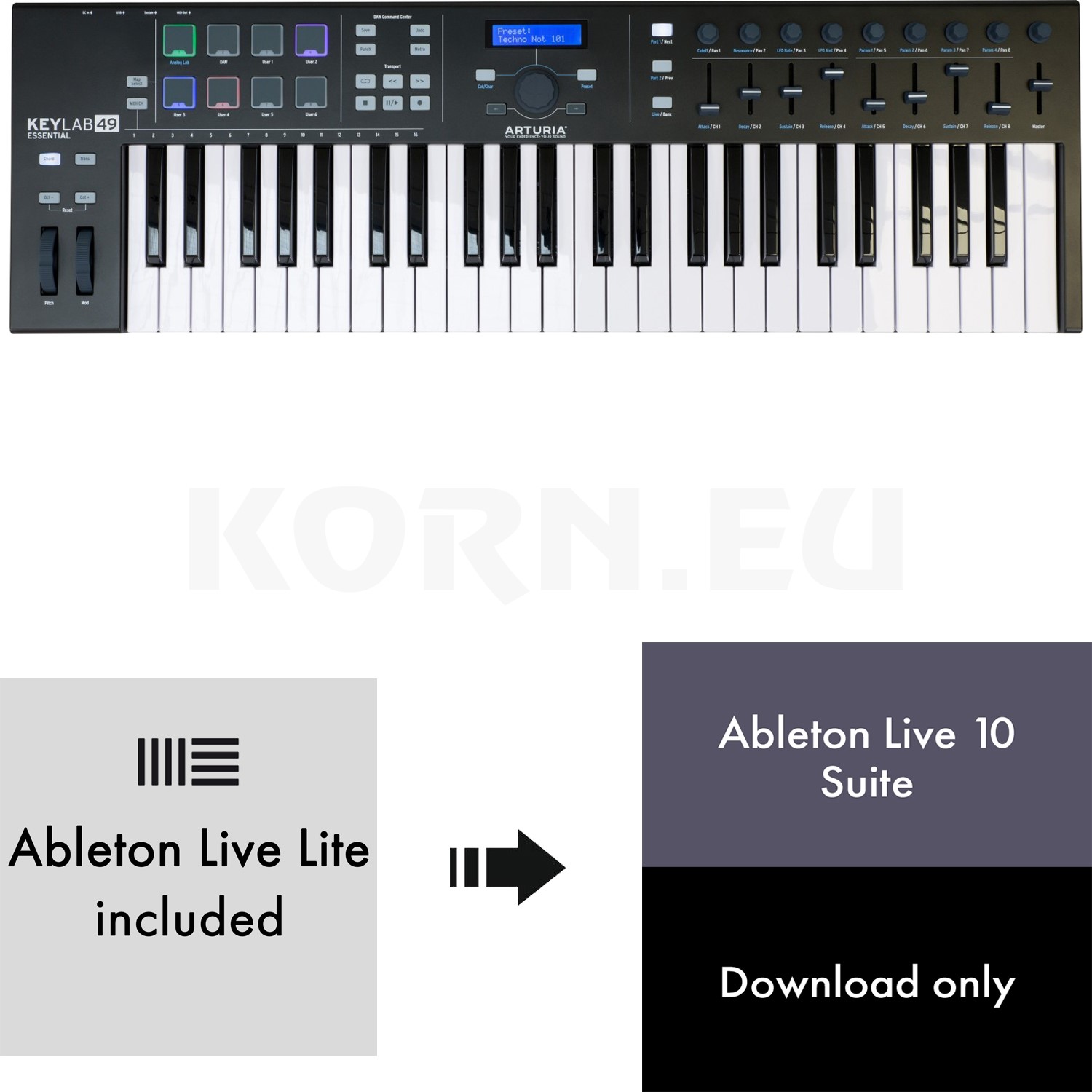 arturia keylab essential 61 ableton