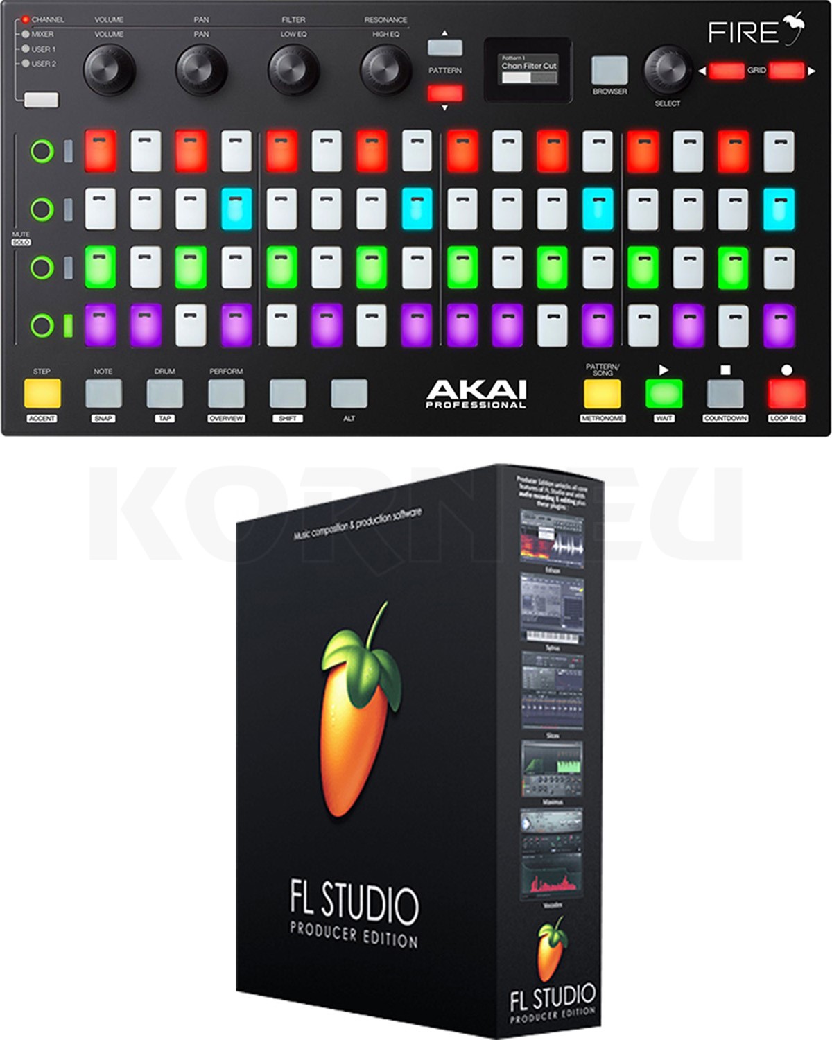 Akai Professional Fire + FL Studio - Producer... | music store