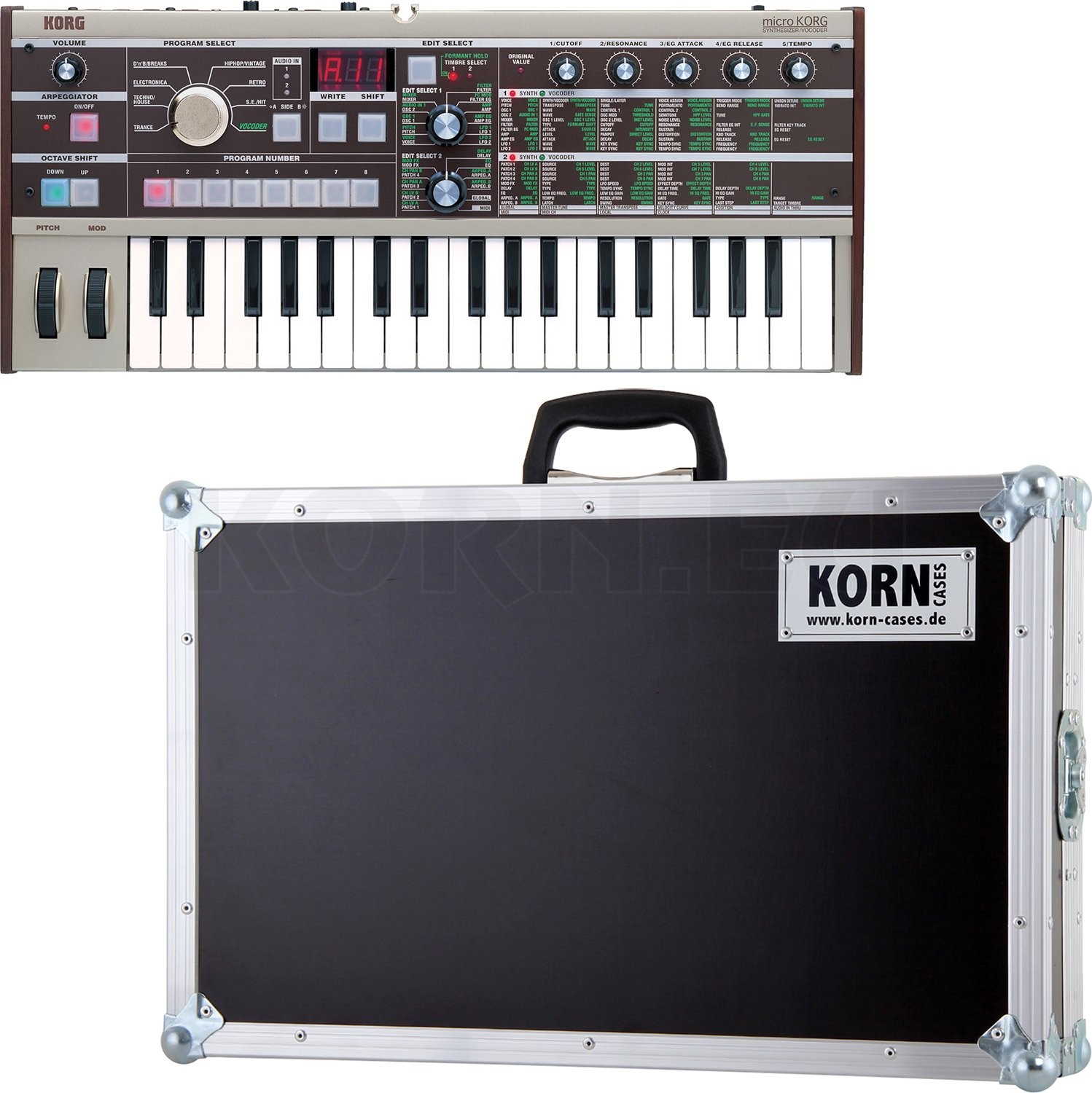 Korg MicroKORG Synthesizer + Hardcase | music store