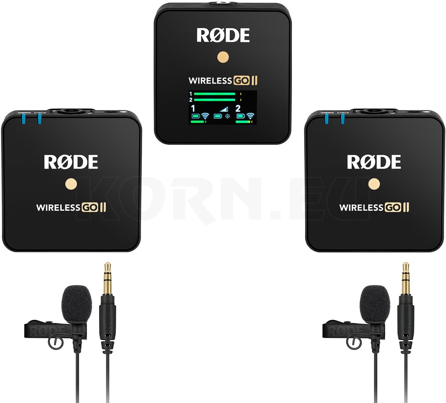 Rode Wireless GO II + 2x Lavalier GO Mic