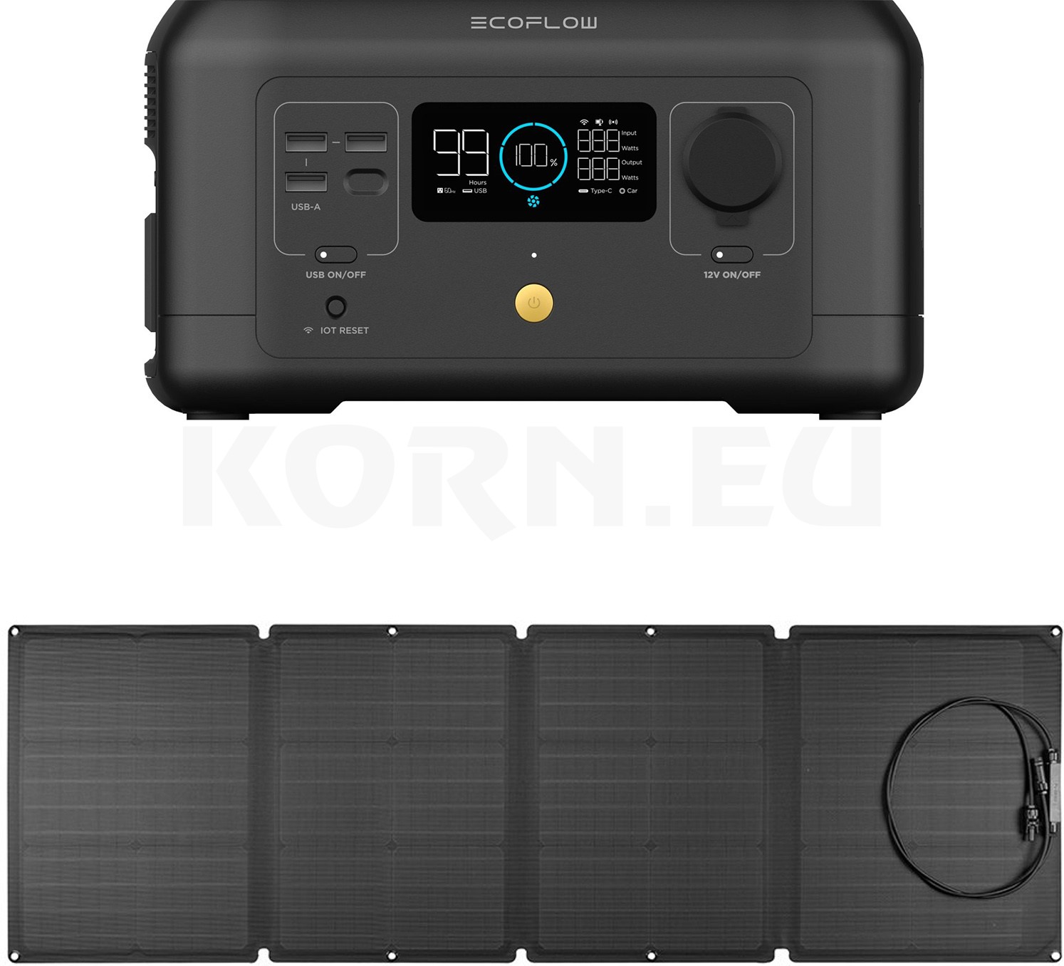 EcoFlow River Mini + 1x EcoFlow 110W Solar Panel