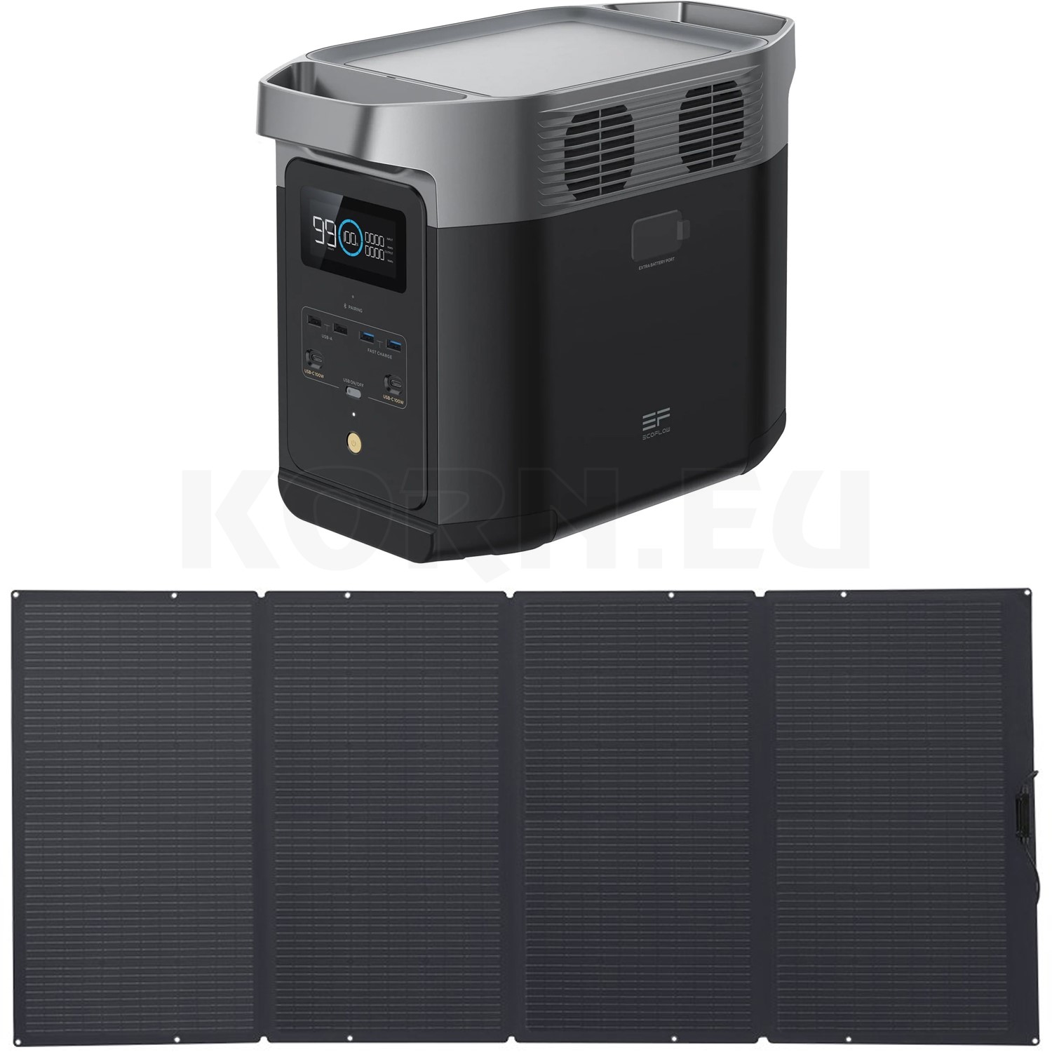 EcoFlow Delta 2 + 1x EcoFlow 400W Solar Panel
