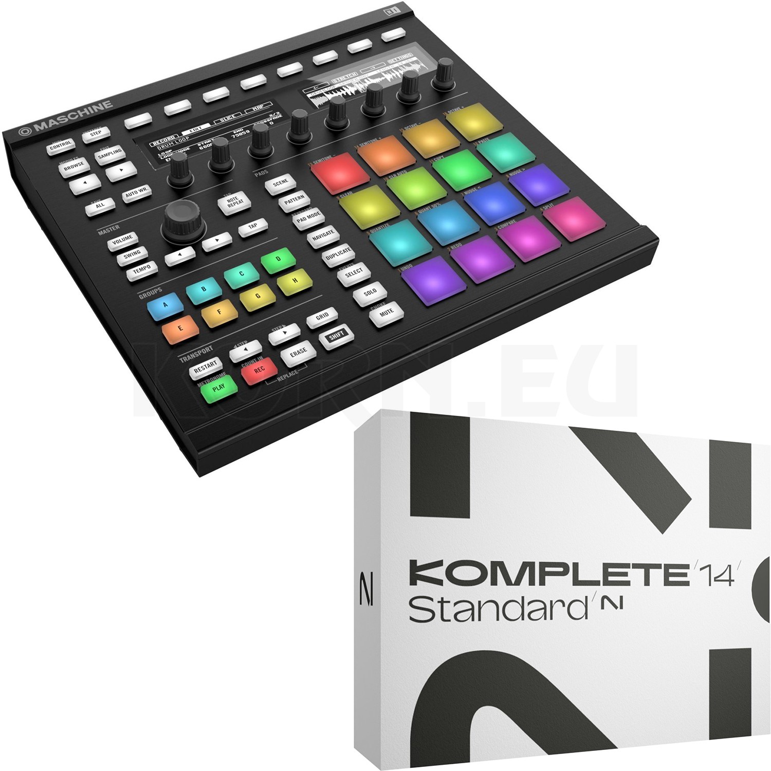 Native Instruments MASCHINE MK2 Schwarz B-Ware + KOMPLETE 14 Box