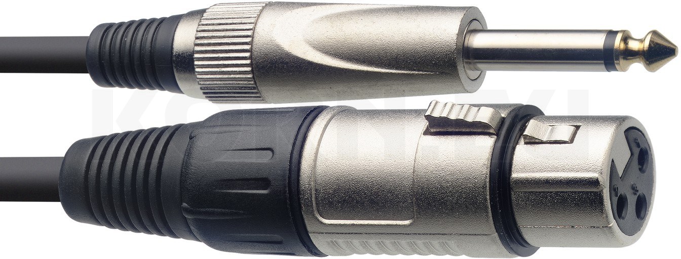 Stagg SSP6PP25 Lautsprecherkabel, 6 M, Klinke Auf Klinke (2,5 Mm), Schwarz – Hochwertige Audio-Verbindung