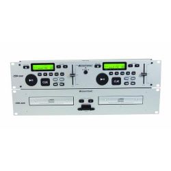 OMNITRONIC CDP-385 Doppel CD-Player silb.
