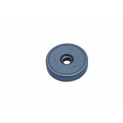 Puck Single-Mittelstück Kunststoff sw
